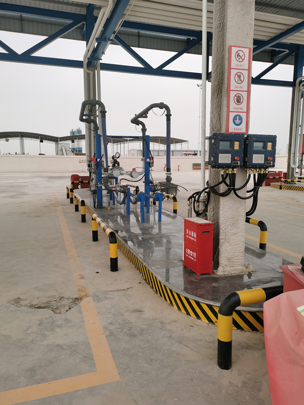 山东东营定量装车控制系统实地安装测试